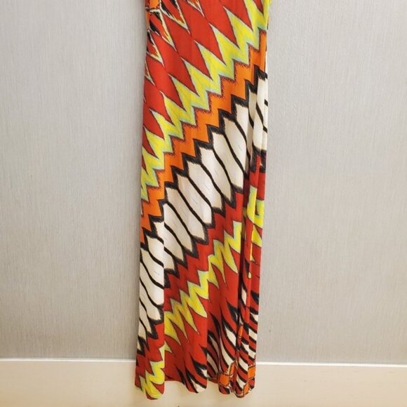 Western Maxi Dress Tribal Aztec Jersey Stretchy Cowgirl Rodeo - Picture 14 of 16